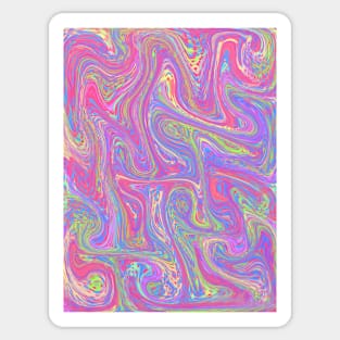 Colourful Marble Sticker